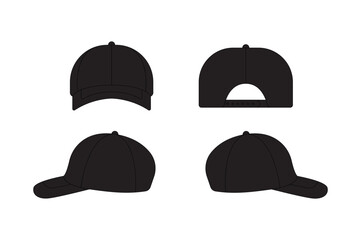 Set of black clothing mockups_16