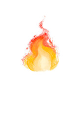 Cartoon Fire Illustration