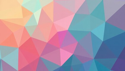 Fototapeta premium Simple repeating geometric shapes in pastel colors , bold, fabric