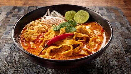 Khao Soi Noodle Soup with Chili and Lime