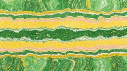 Abstract Green Yellow Marble Texture Background Design