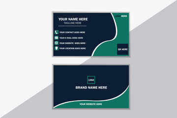 Creative and modern business card template. clean and attractive business card .