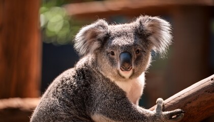 Naklejka premium koala bear in zoo