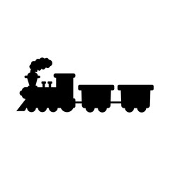 steam locomotive silhouette