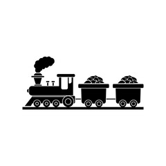 steam locomotive silhouette
