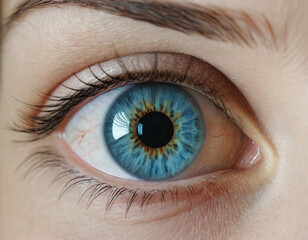 Blue Eye Close-Up