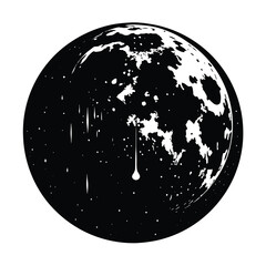 moon vector Halloween