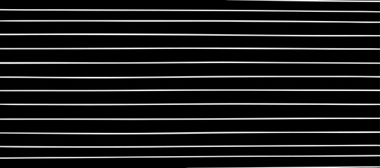 Obraz premium A minimalist abstract pattern featuring evenly spaced thin straight black lines on a white background. The lines are straight and parallel, creating a clean and structured design. There are slight ran