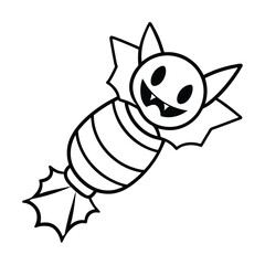 vector illustration of cartoon cat