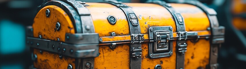 Ornate Treasure Chest Outdoors