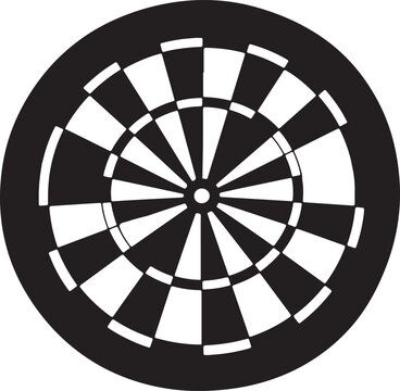 recommend clip art: Dartboard Target silhouette icon vector illustration