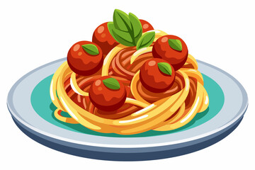 Bolognese Flat Minimalistic Vector Illustration
Watercolor Bowl Of Pasta With Marinara Sauce
Watercolor Pasta Pomodoro Illustration
Hearty Italian Cuisine Vector Illustration
Italian Pasta Noodles Men