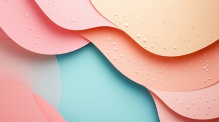 abstract background with soft ecru tones dotted design and eggshell paper texture