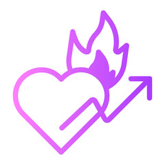 blood pressure gradient icon