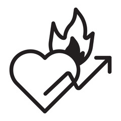 blood pressure glyph icon