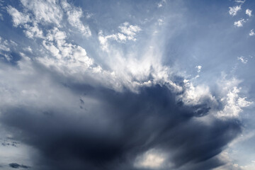Fototapeta premium Dramatic Stormy Sky and Sunlight