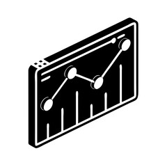 analytics graph icon, analytics graph silhouette vector illustration-Editable Vector Art of analytics graph,analytics graph vector