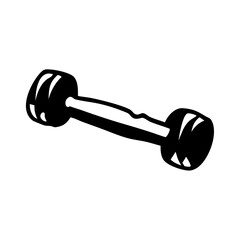 barbell icon, barbell silhouette vector illustration-Editable Vector Art of barbell,barbell vector