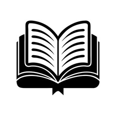 book icon, book silhouette vector illustration-Editable Vector Art of book,book vector