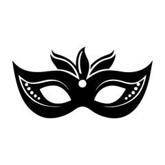 carnival mask icon, carnival mask silhouette vector illustration-Editable Vector Art of carnival mask,carnival mask vector