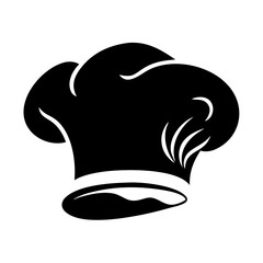 chef s hat icon, chef s hat silhouette vector illustration-Editable Vector Art of chef s hat,chef s hat vector