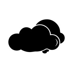 cloud icon, cloud silhouette vector illustration-Editable Vector Art of cloud,cloud vector