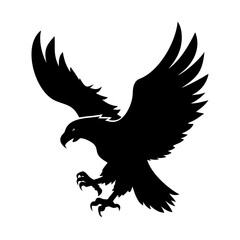 eagle icon, eagle silhouette vector illustration-Editable Vector Art of eagle,eagle vector