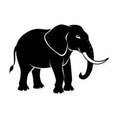 elephant icon, elephant silhouette vector illustration-Editable Vector Art of elephant,elephant vector