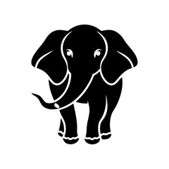 Fototapeta premium elephant icon, elephant silhouette vector illustration-Editable Vector Art of elephant,elephant vector