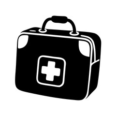 first aid kit icon, first aid kit silhouette vector illustration-Editable Vector Art of first aid kit,first aid kit vector