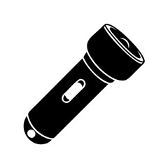 flashlight icon, flashlight silhouette vector illustration-Editable Vector Art of flashlight,flashlight vector