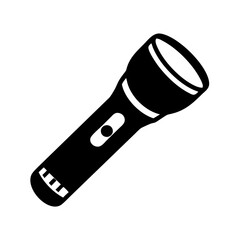 flashlight icon, flashlight silhouette vector illustration-Editable Vector Art of flashlight,flashlight vector
