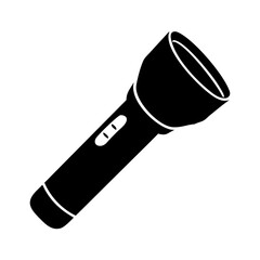 flashlight icon, flashlight silhouette vector illustration-Editable Vector Art of flashlight,flashlight vector