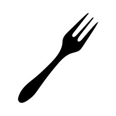 fork icon, fork silhouette vector illustration-Editable Vector Art of fork,fork vector