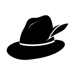 hat icon, hat silhouette vector illustration-Editable Vector Art of hat,hat vector