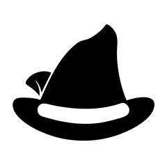 hat icon, hat silhouette vector illustration-Editable Vector Art of hat,hat vector