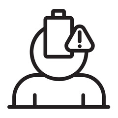 low energy line icon