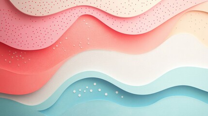 abstract background with soft ecru tones dotted design and eggshell paper texture