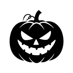 jack o lantern icon, jack o lantern silhouette vector illustration-Editable Vector Art of jack o lantern,jack o lantern vector