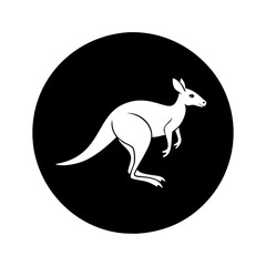 kangaroo icon, kangaroo silhouette vector illustration-Editable Vector Art of kangaroo,kangaroo vector