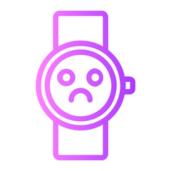 smartwatch gradient icon