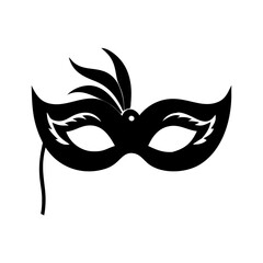 mask carnival icon, mask carnival silhouette vector illustration-Editable Vector Art of mask carnival,mask carnival vector