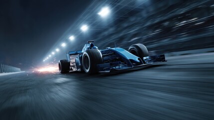 Dark urban tunnel night scene