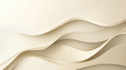 Obraz premium abstract background with soft ecru tones dotted design and eggshell paper texture