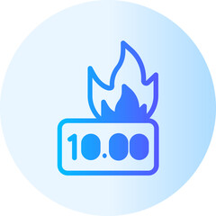 time gradient icon