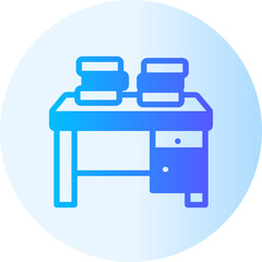 workplace gradient icon