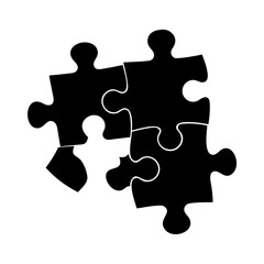puzzle icon, puzzle silhouette vector illustration-Editable Vector Art of puzzle,puzzle vector