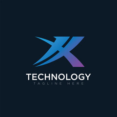Tachnology logo, tagline here, vector logo