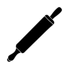 rolling pin icon, rolling pin silhouette vector illustration-Editable Vector Art of rolling pin,rolling pin vector