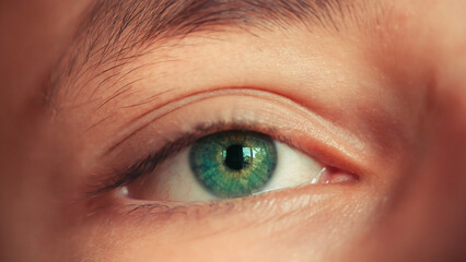 Obraz premium Macro Human Eye Close-Up